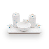 Kit Higiene Aviãozinho Azul 4 pçs